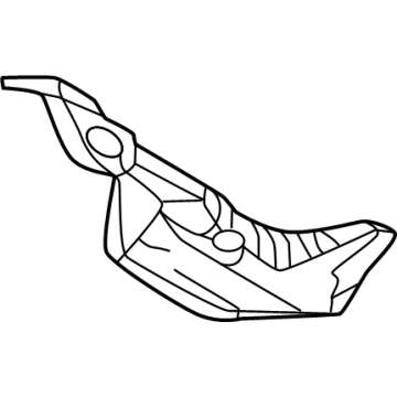 Toyota 58151-0R020 Exhaust Heat Shield