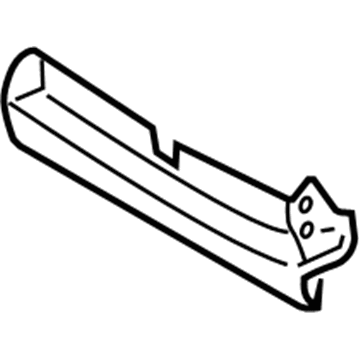 71868-0E020-C0 Toyota Front Shield, Black, Driver Side Illustration 1 of 1