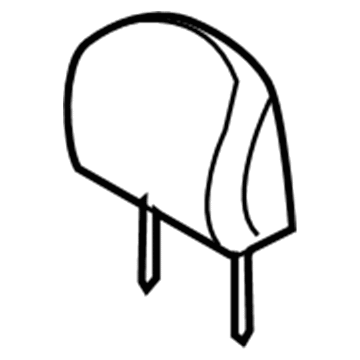 71910-48361-B0 Toyota Headrest, Front Illustration 1 of 1