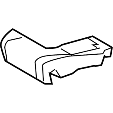 71512-0E080 Toyota Seat Cushion Pad, Driver Side Illustration 1 of 1