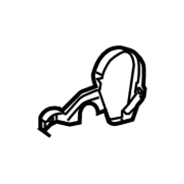 71862-0E020-B1 Toyota Shield, Front Seat Cushion, Inner Driver Side Illustration 1 of 1