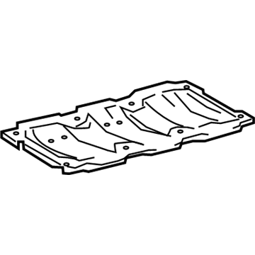 Toyota 12121-0P040 Oil Pan Baffle