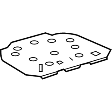 64770-06161 Toyota Spare Cover, Rear Illustration 1 of 1