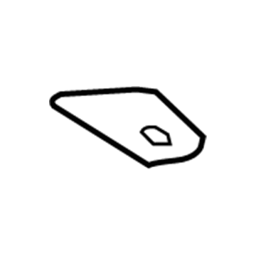 58703-06070 Toyota Side Cover, Passenger Side Illustration 1 of 1