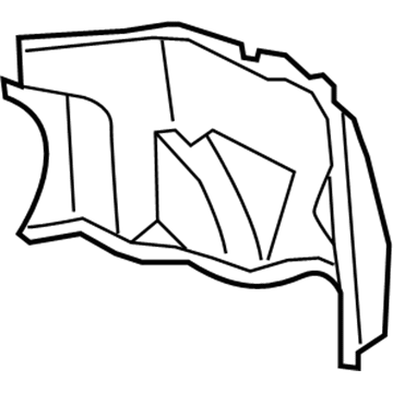 64721-06090-C0 Toyota Side Trim Panel, Inner Passenger Side Illustration 1 of 1