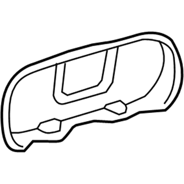 64717-06070-C0 Toyota Panel Cover, Front Illustration 1 of 1