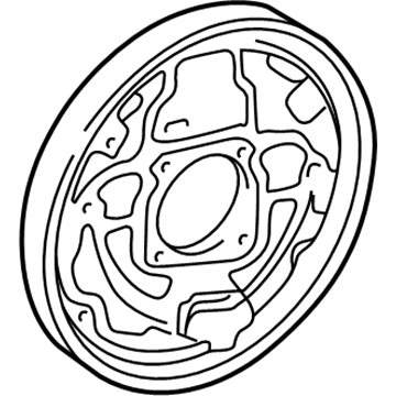 Toyota 47044-35160 Backing Plate