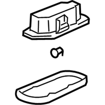 Toyota 81250-AC020-B0 Courtesy Lamp