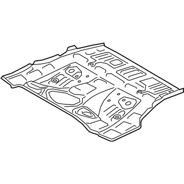 Toyota 58211-06211 Center Floor Pan