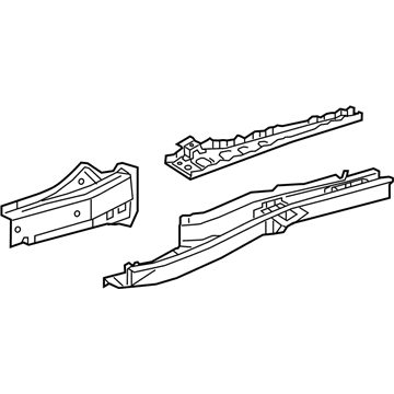 Toyota 57611-06915 Rear Rail