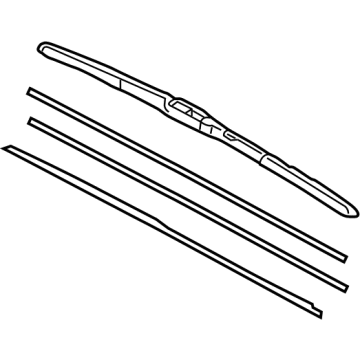 Toyota Crown Signia Wiper Blade - 85222-30610