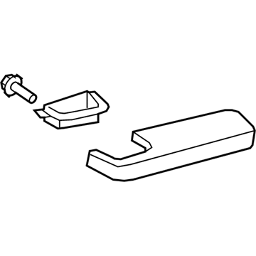 74210-0C030-C0 Toyota Armrest, Passenger Side Illustration 1 of 1