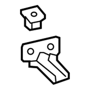 67625-0C020 Toyota Armrest Bracket, Front Illustration 1 of 1