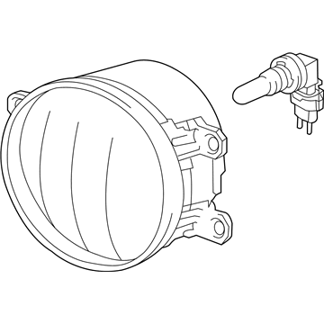 Toyota 81210-08020 Fog Lamp Assembly