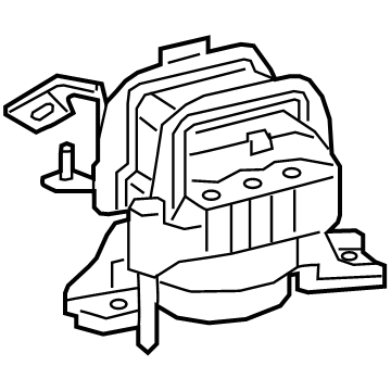12305-F0020 Toyota Side Mount, Passenger Side Illustration 1 of 1