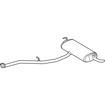 Toyota 17430-25400 Muffler & Pipe