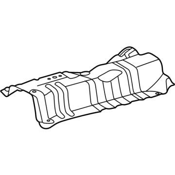 Toyota 58152-30080 Rear Shield