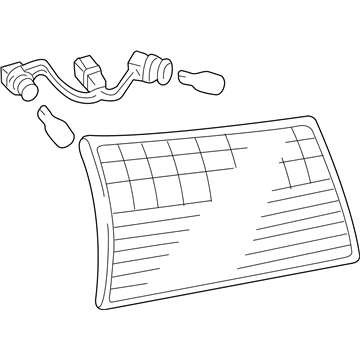 Toyota 81670-AE020 Combination Lamp Assembly