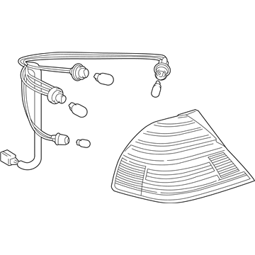 Toyota 81560-AC070 Combination Lamp Assembly