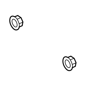 Toyota 90080-17221 Link Rod Nut