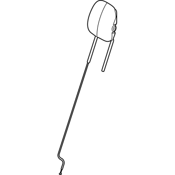 Toyota 71940-08340-B4 Headrest, Outer