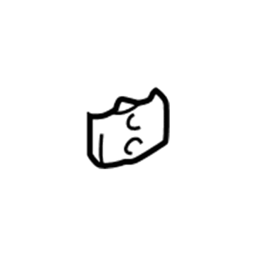 71832-AA010 Toyota Hinge Cover, Driver Side Illustration 1 of 1