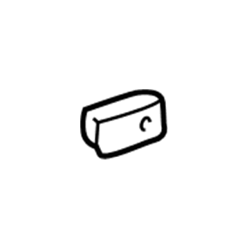 72525-33020-C0 Toyota Recline Handle, Front Passenger Side Illustration 1 of 1