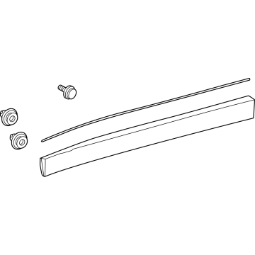 Toyota 75073-60070 Body Side Molding