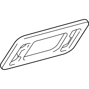 81272-06031 Toyota License Lamp Bulb Packing, Passenger Side Illustration 1 of 1