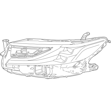 Toyota 81110-AQ030 Headlamp Assembly