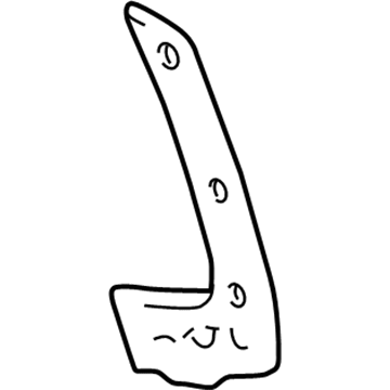 76927-33010 Toyota Protector, Passenger Side Illustration 1 of 1