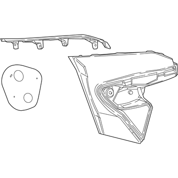 Toyota 81581-F4011 Backup Lamp