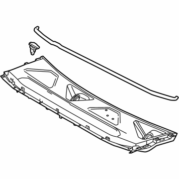 55709-60040 Toyota Louver Sub-Assembly, Cowl Ventilator Illustration 1 of 1