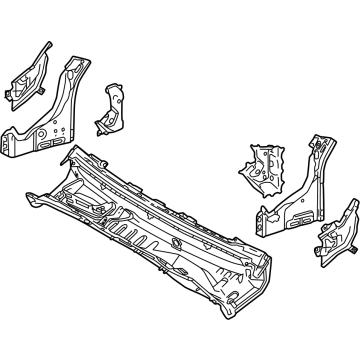 Toyota 55700-60E80 Cowl Assembly 55700-60E80 Toyota Cowl Assembly Illustration 1 of 1