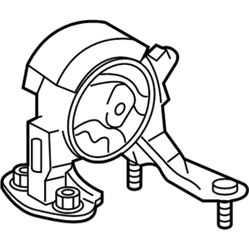 Toyota 12371-37132 Rear Mount