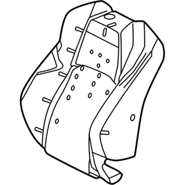 Toyota 71552-AK010 Seat Back Pad