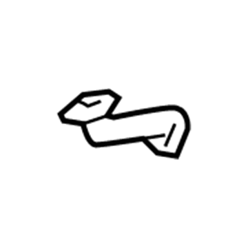 87242-17010 Toyota Drain Hose, Passenger Side Illustration 1 of 1