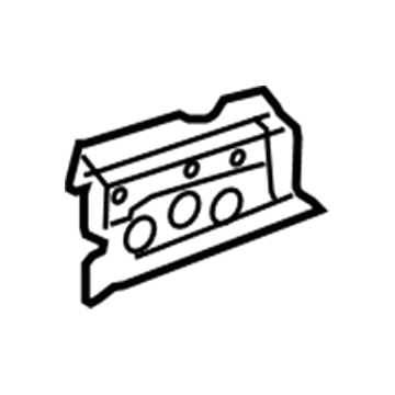 57241-17010 Toyota Side Reinforcement, Passenger Side Illustration 1 of 1