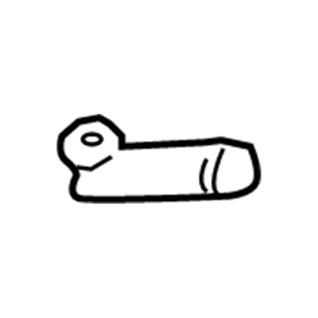 87243-17010 Toyota Drain Hose, Driver Side Illustration 1 of 1