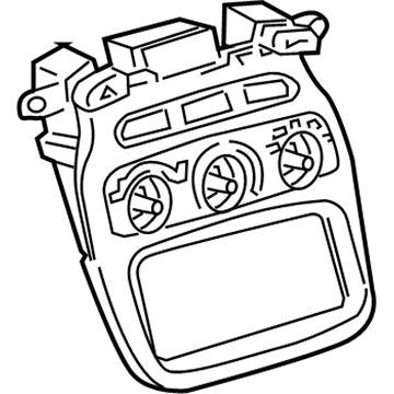 Toyota 55904-48110 Center Display Assembly