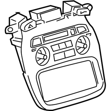 Toyota 55904-48180-E0 Center Display Assembly