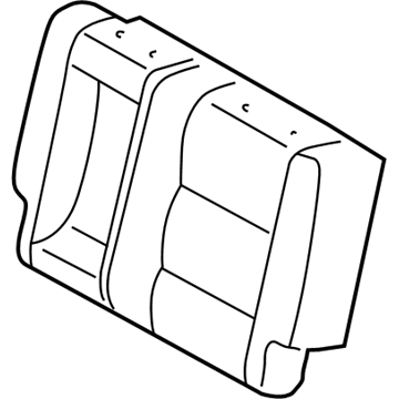 Toyota 71078-0C030-B0 Seat Back Cover