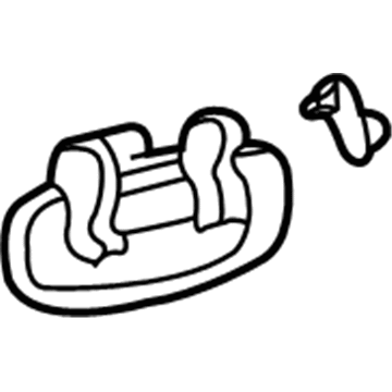 Toyota Sequoia Exterior Door Handle - 69220-34050-B1