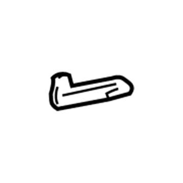 66414-33010 Toyota Spacer, Rear Passenger Side Illustration 1 of 1