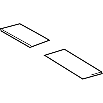 63341-AC021 Toyota Insulator Pad, Rear Illustration 1 of 1