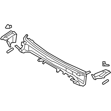 55701-0T010 Toyota Cowl Panel, Outer Illustration 1 of 1