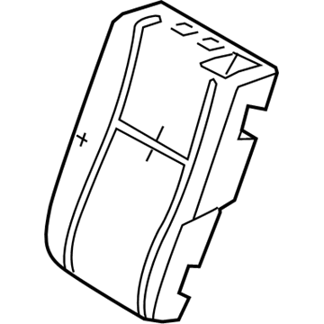 Toyota 71652-12850 Seat Back Pad