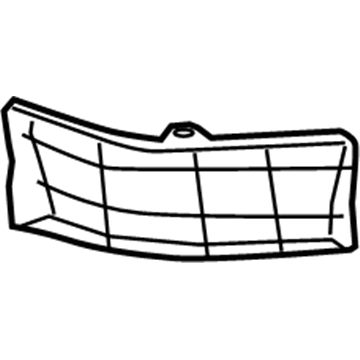 52581-52040 Toyota Protector, Passenger Side Illustration 1 of 1