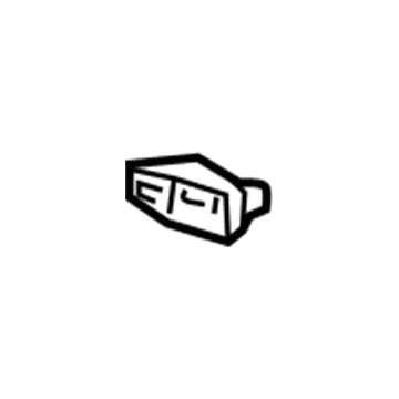 52575-52030 Toyota Side Seal Retainer, Rear Illustration 1 of 1
