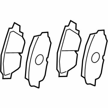 Toyota bZ4X Brake Pads - 04465-78020
